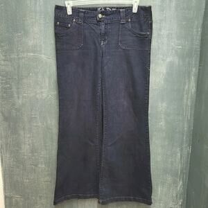 Jade Flare Jeans Size 13 Blue Retro Flare 70s Revival